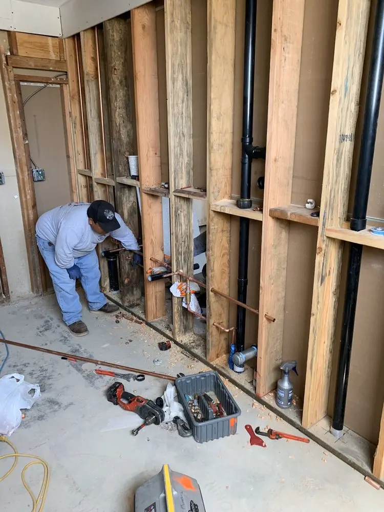 Commercial rough-in plumbing for Trenchless Sewer Repair in Rockwall